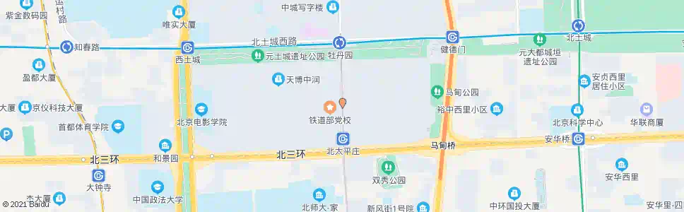 北京北太平桥北_公交站地图_北京公交_妙搜公交查询2025
