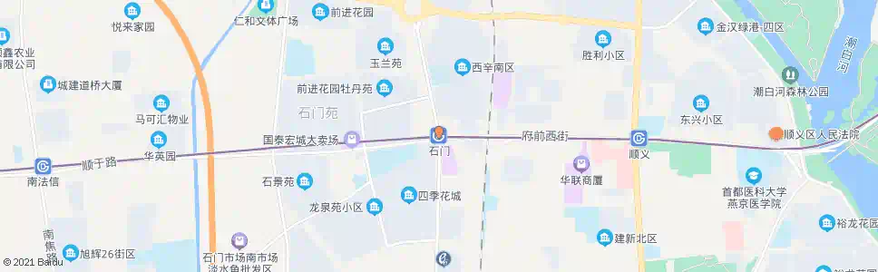 北京东石门_公交站地图_北京公交_妙搜公交查询2025