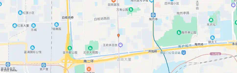 北京右安门内_公交站地图_北京公交_妙搜公交查询2025