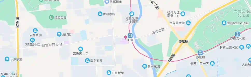 北京地铁旧宫站_公交站地图_北京公交_妙搜公交查询2025