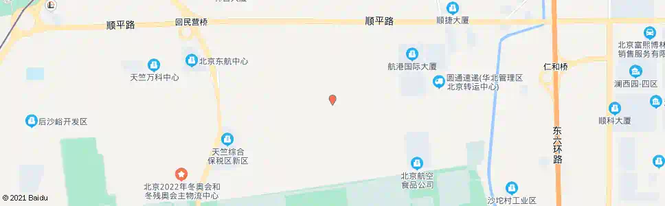 北京综保区东行政卡口站_公交站地图_北京公交_妙搜公交查询2025