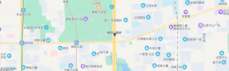 北京朝阳公园桥北_公交站地图_北京公交_妙搜公交查询2025