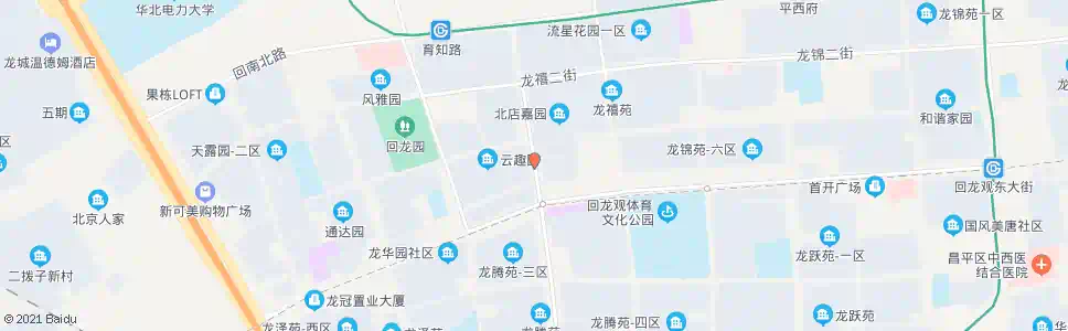 北京龙禧苑五区西门_公交站地图_北京公交_妙搜公交查询2025