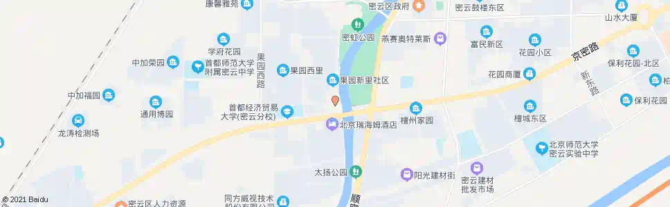 北京密云西大桥西站_公交站地图_北京公交_妙搜公交查询2025