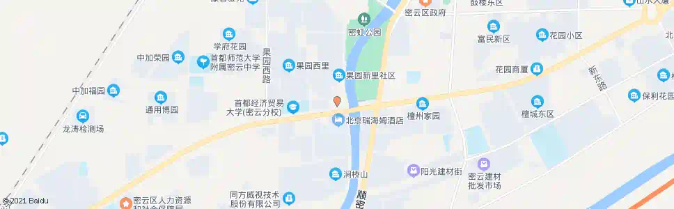 北京密云西大桥加油站_公交站地图_北京公交_妙搜公交查询2025