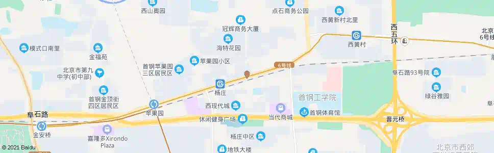 北京苹果园中学_公交站地图_北京公交_妙搜公交查询2025