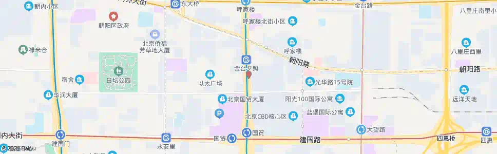 北京光华桥北_公交站地图_北京公交_妙搜公交查询2025