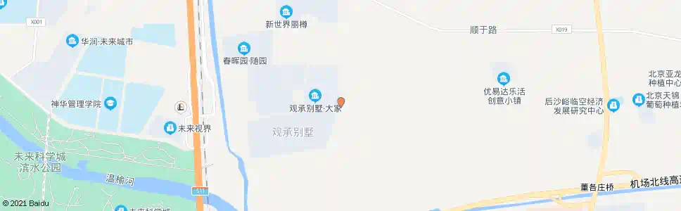 北京顺义于庄_公交站地图_北京公交_妙搜公交查询2025
