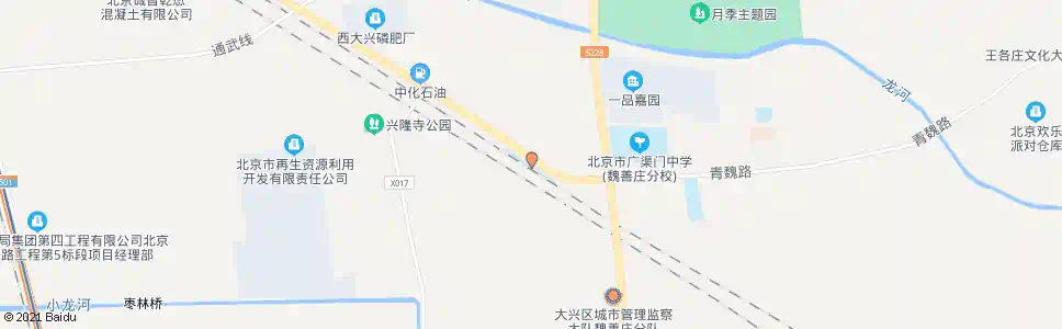北京魏善庄_公交站地图_北京公交_妙搜公交查询2025
