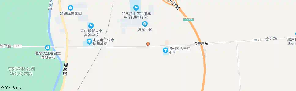 北京徐辛庄邮局_公交站地图_北京公交_妙搜公交查询2025