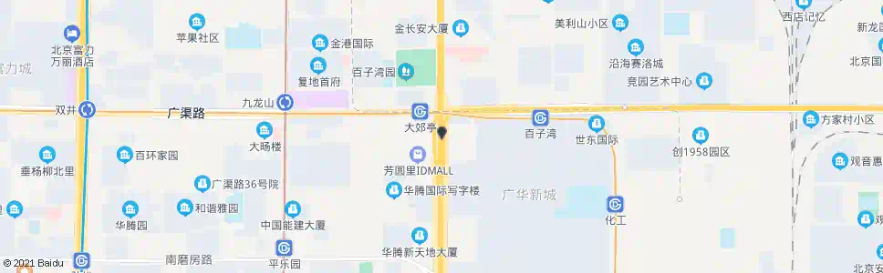 北京大郊亭桥南_公交站地图_北京公交_妙搜公交查询2025