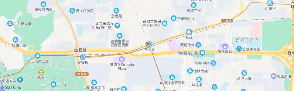 北京地铁苹果园站_公交站地图_北京公交_妙搜公交查询2025