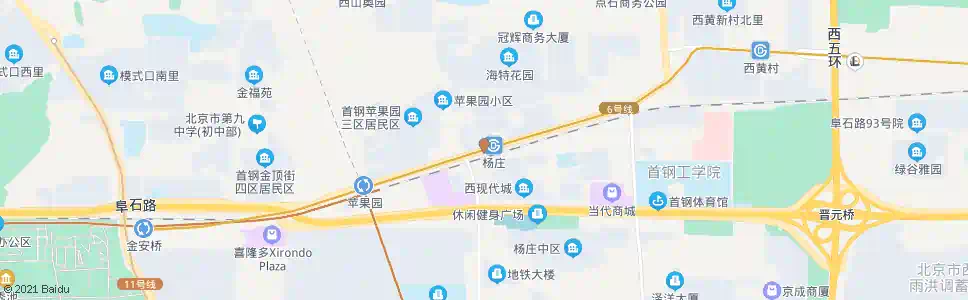 北京苹果园东_公交站地图_北京公交_妙搜公交查询2025