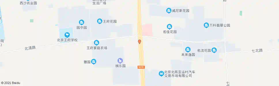 北京平西王府路口南_公交站地图_北京公交_妙搜公交查询2025