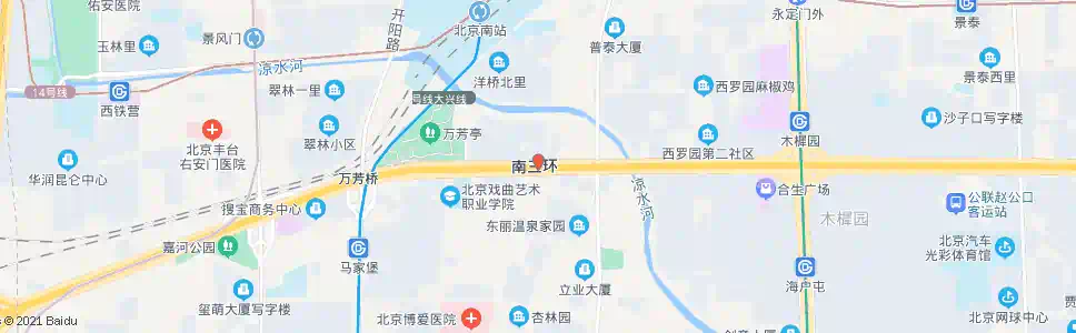 北京洋桥西_公交站地图_北京公交_妙搜公交查询2025
