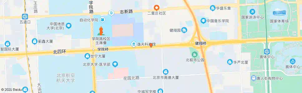 北京志新桥西_公交站地图_北京公交_妙搜公交查询2025