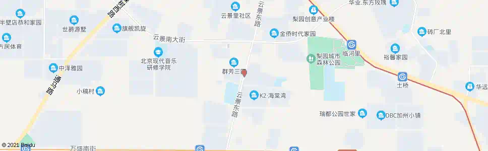 北京群芳园_公交站地图_北京公交_妙搜公交查询2025