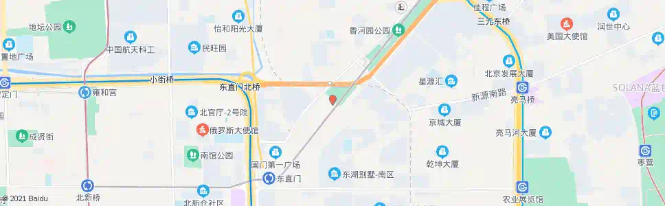 北京左家庄西街南口_公交站地图_北京公交_妙搜公交查询2025