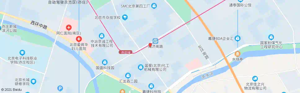 北京永康公寓_公交站地图_北京公交_妙搜公交查询2025