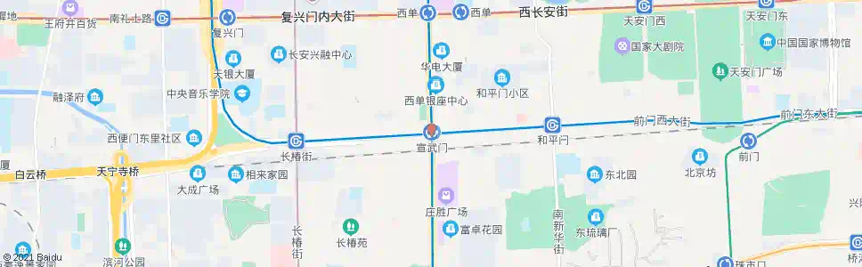 北京宣武门外_公交站地图_北京公交_妙搜公交查询2025