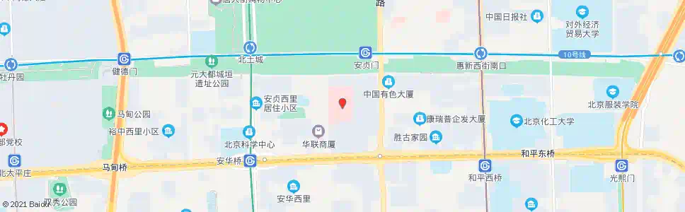 北京安贞医院_公交站地图_北京公交_妙搜公交查询2025
