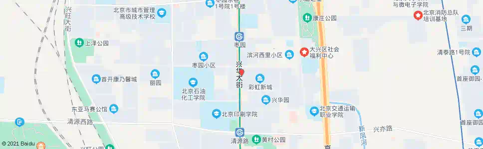 北京兴华园_公交站地图_北京公交_妙搜公交查询2025