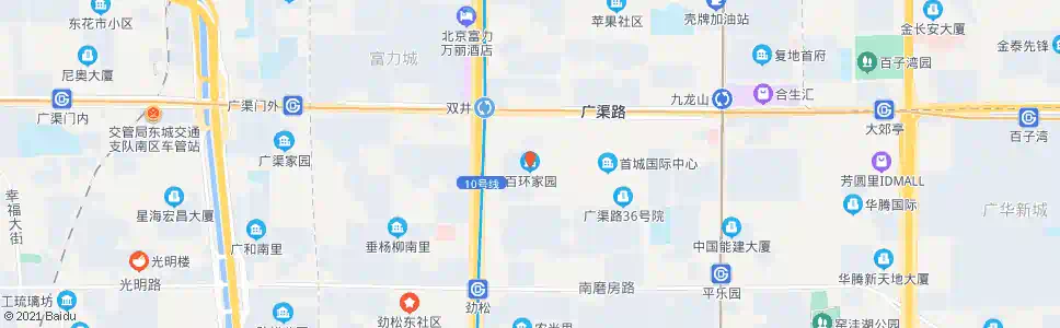 北京百环家园小区_公交站地图_北京公交_妙搜公交查询2025