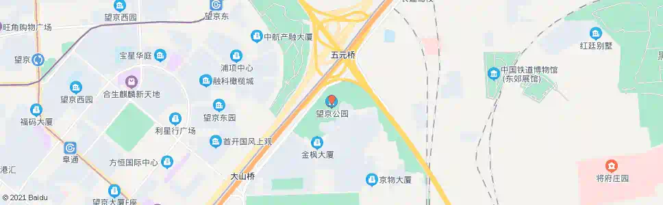 北京望京公园_公交站地图_北京公交_妙搜公交查询2025