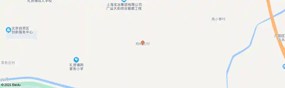 北京柏树庄村_公交站地图_北京公交_妙搜公交查询2025