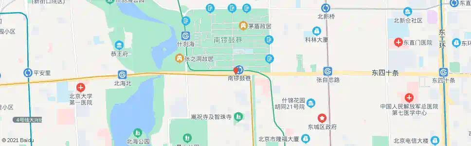 北京锣鼓巷_公交站地图_北京公交_妙搜公交查询2025