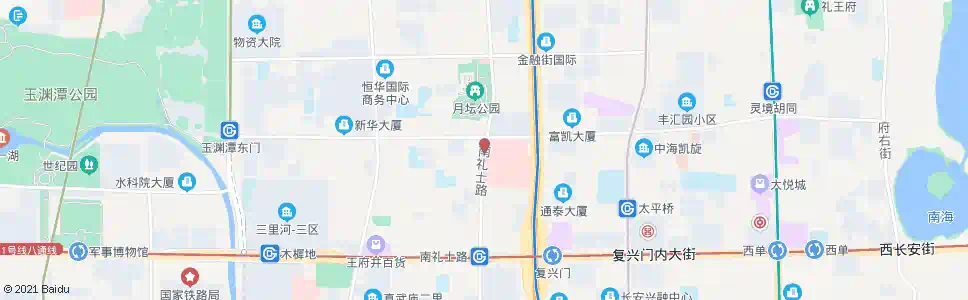 北京北京儿童医院西门_公交站地图_北京公交_妙搜公交查询2025