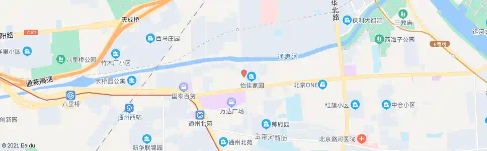 北京通州西门路口北_公交站地图_北京公交_妙搜公交查询2025