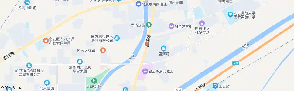 北京太扬家园_公交站地图_北京公交_妙搜公交查询2025