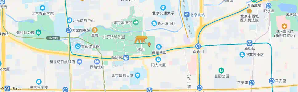 北京北京展览馆_公交站地图_北京公交_妙搜公交查询2025