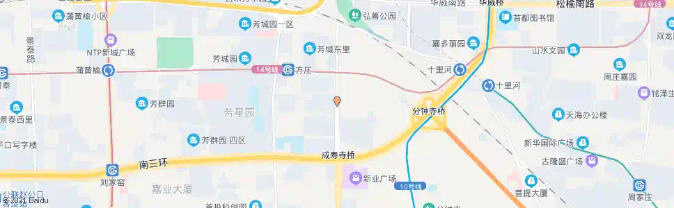 北京方庄东路_公交站地图_北京公交_妙搜公交查询2025