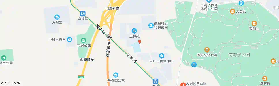 北京上林苑小区_公交站地图_北京公交_妙搜公交查询2025