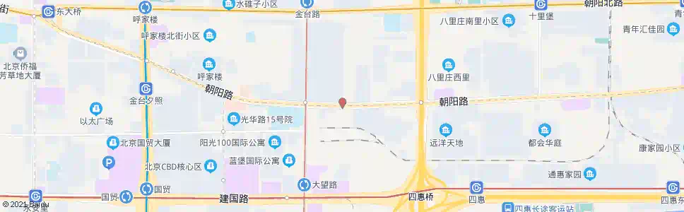 北京红庙路口东_公交站地图_北京公交_妙搜公交查询2025