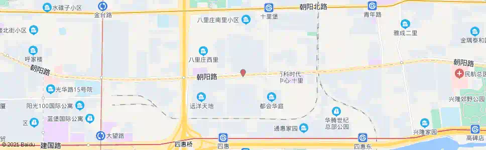 北京东八里庄_公交站地图_北京公交_妙搜公交查询2025
