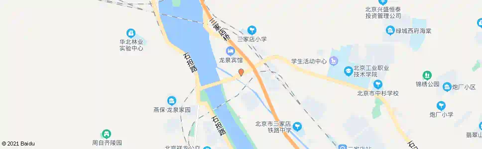 北京三家店西口_公交站地图_北京公交_妙搜公交查询2025