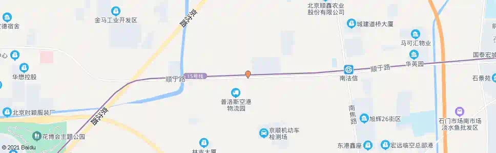 北京物流园东_公交站地图_北京公交_妙搜公交查询2025