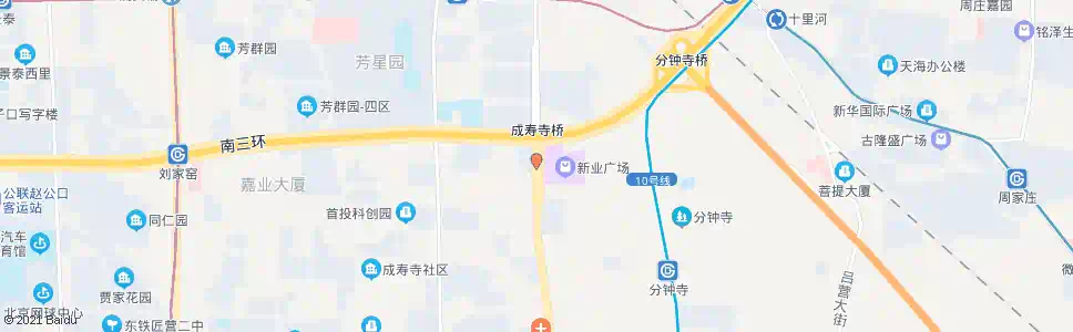 北京成寿寺路北口_公交站地图_北京公交_妙搜公交查询2025