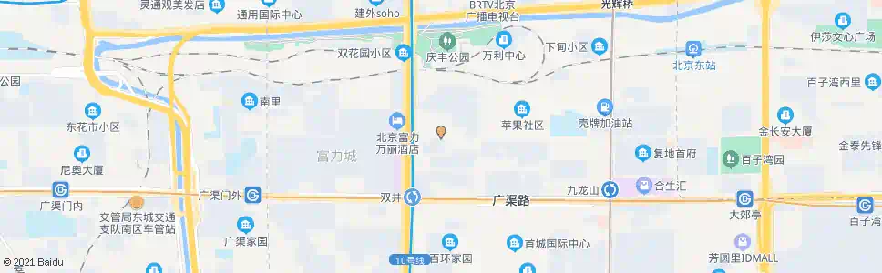 北京百子湾南二路西口_公交站地图_北京公交_妙搜公交查询2025