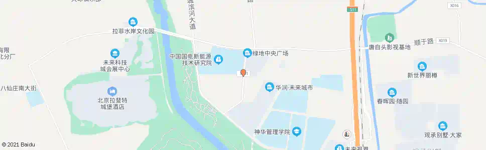 北京未来科技城北二街_公交站地图_北京公交_妙搜公交查询2025