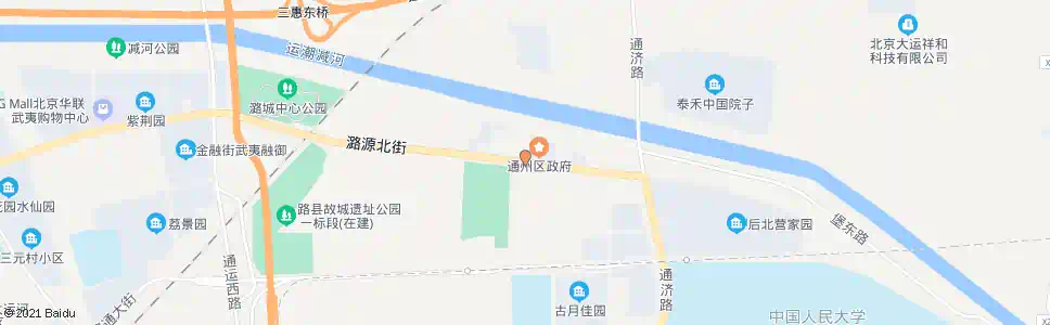 北京胡各庄西_公交站地图_北京公交_妙搜公交查询2025