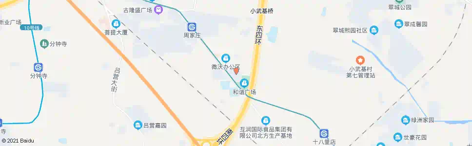 北京十八里店乡政府_公交站地图_北京公交_妙搜公交查询2025