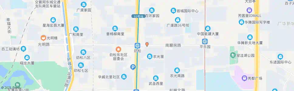 北京劲松桥东_公交站地图_北京公交_妙搜公交查询2025