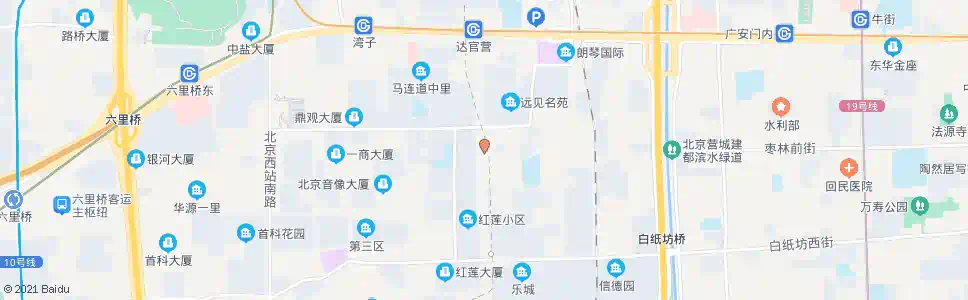 北京小红庙_公交站地图_北京公交_妙搜公交查询2025