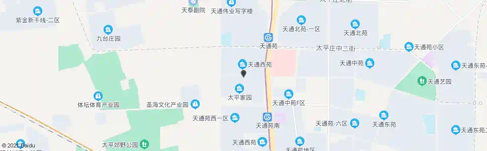 北京太平庄中一街_公交站地图_北京公交_妙搜公交查询2025