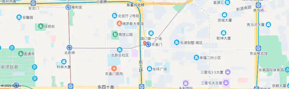 北京东直门站_公交站地图_北京公交_妙搜公交查询2025