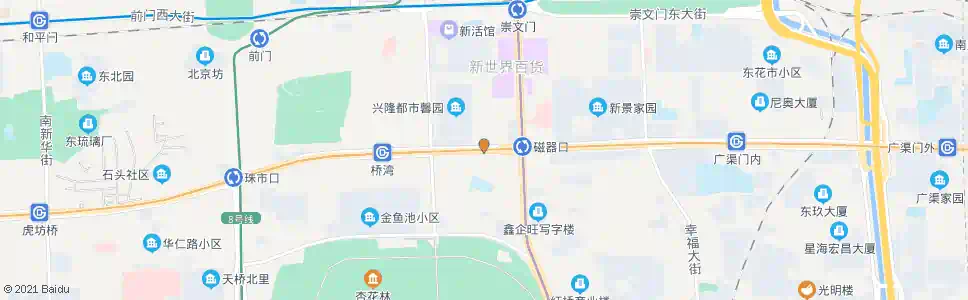 北京磁器口西_公交站地图_北京公交_妙搜公交查询2025